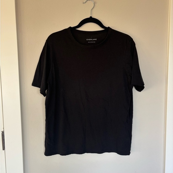 Everlane Black Short Sleeve Tee Classic Cotton Small - Picture 1 of 4